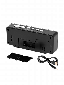 VST 762-1 Красные часы настольные (без блока)